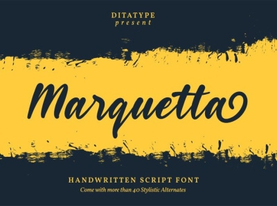 Marquetta - Script Font