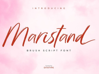 Maristand - Script Font branding design font fonts graphic design logo logotype typography ui