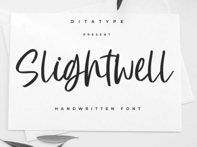 Slightwell - Handwritten Font branding design font fonts graphic design logo logotype typography ui