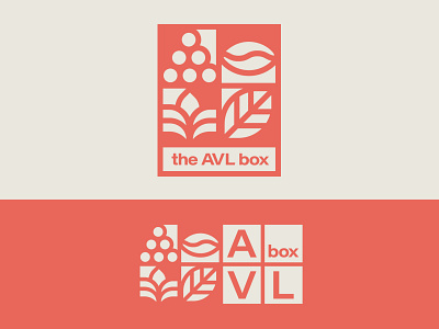 AVL Box Brand Identity asheville brand design brand identity branding coffee csa delivery design farmers market geometic geometry golden ratio golden rectangle grain grape identity design illustration leaf local logo