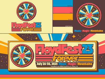 FloydFest 2023 Music Festival Branding