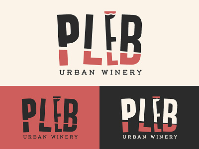 Winery Branding 2 alcohol concrete glass grapes illustration logo red roman urban wine