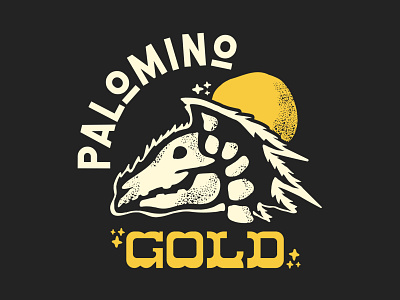 Palomino Gold Band Design band poster band tee branding cosmic country curve dead gold grateful dead horse illustration logo palomino poster art rock band sun tee shirt texture western