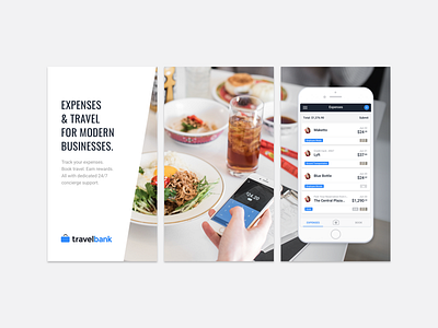 Travelbank App Store Screenshots app app screenshots app store clean design expenses iphone minimalistic photography travel