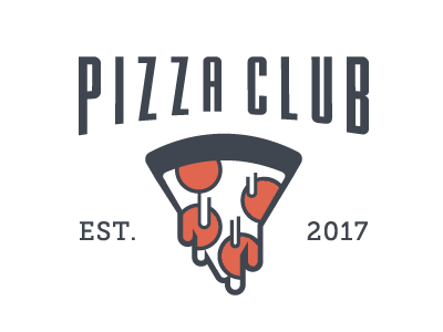 Original Pizza Club Logo by Dave Ritt on Dribbble