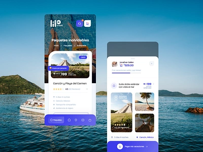 Lilo Travel App - Check-out app application check out design ecommerce humancenteric interaction marketing product design travel ui ux