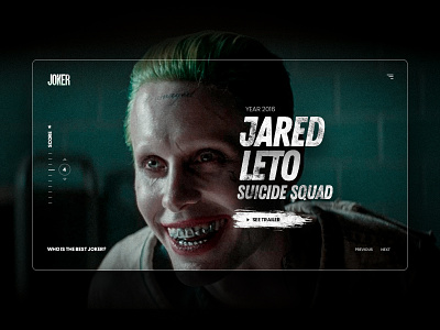 Joker - UI Design Concept colors concept design landing marketing modern photoshop ui ux web