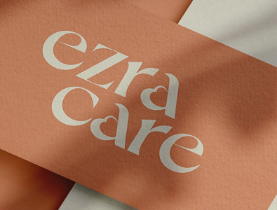 Ezra Care branding design graphic design logo