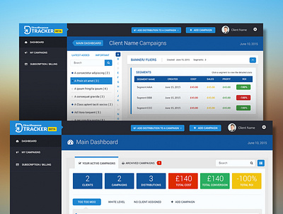 drt dashboard ui ui ux