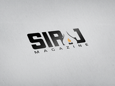Siraj Magazine arabic branding candle lamp logo magazine negative space siraj web