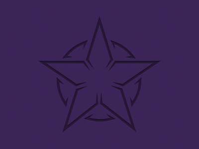 Star circle logo star