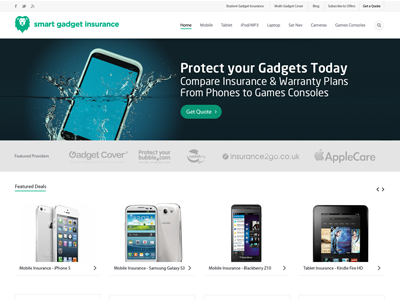 Smart Gadget Insurance Home Revised blog blue compare comparison design flat gadget green home insurance iphone landing nokia online page phone protect samsung simple smart ui ux waranty water wordpress wp