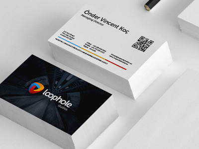 Loophole Studios Business Card Mockup