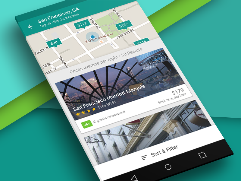 Expedia Material Hotels travel list expedia design app ui shop hotel google android material