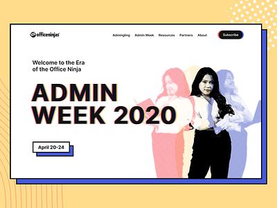 AdminWeek - Landing Page