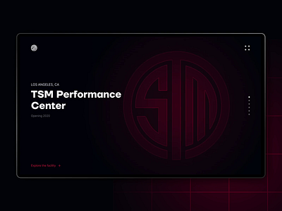 Team SoloMid — the House of the Game 3d black design futuristic gaming red team ui webgl website