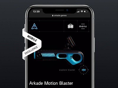 Engaging e-commerce experience for Arkade.games 3d animation bachoodesign design e commerce interface landing mobile shop ui ux webgl website website design