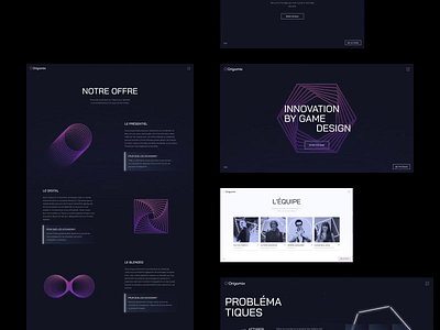 Origamix animation bachoodesign branding design illustration interface logo ui ux website