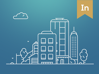 City bachoodesign city cloud house icon icons illustration line three