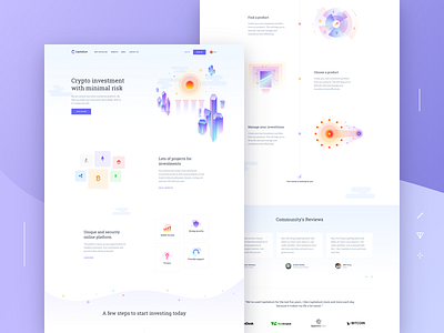 Capitalium — Homepage Design