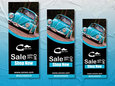 cars Streamer Vertical Banners