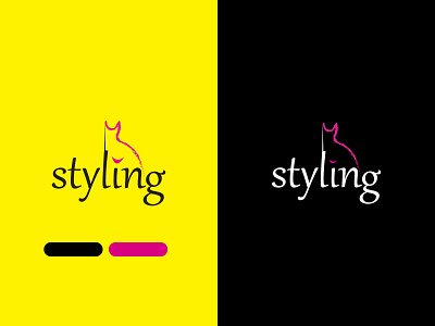 styling logo design branding clothing clothing logo graphic design logo styling typography vector