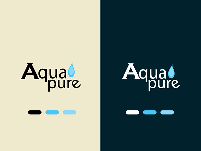 Aqua pure logo design aqua logo graphic design logo minimalistic logo vector water company logo