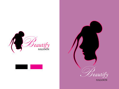 beauti saloon logo design