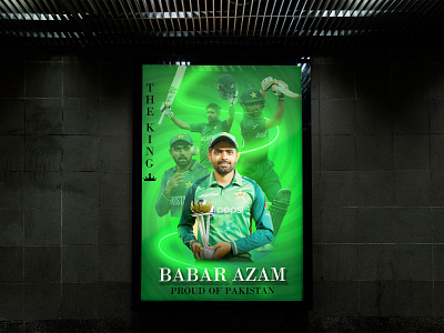 poster design babar azam design graphic design poster poster design social media post design sports poster