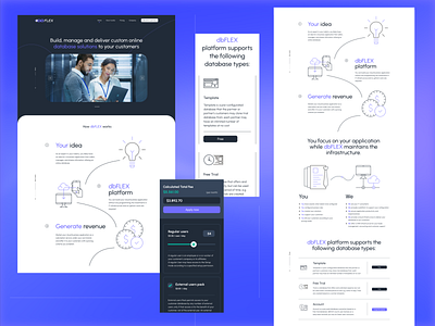 Landing page dbFLEX