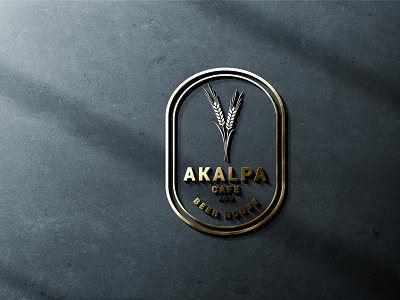 Rebranding Logo "Akalpa Cafe and Beer House" branding graphic design logo rebranding