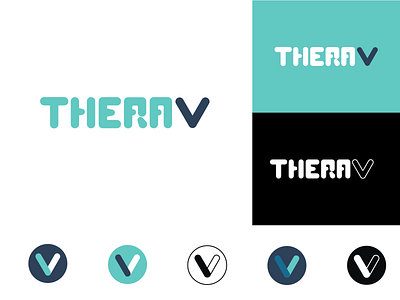 TheraV brand identity update brand brand identity logo medical tech
