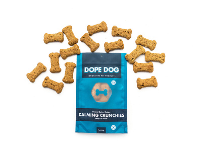 Dope Dog blue bone cbd dog treats