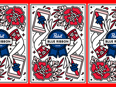 Pabst Blue Ribbon Label