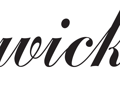 Script bushwick lettering script spencerian type