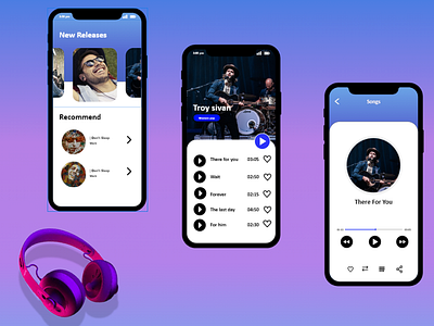 MUSIC APP UI