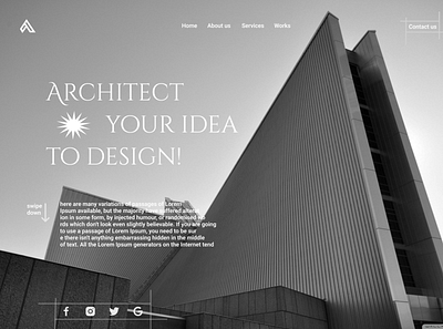 Modern User Interface For Architect adobexd animation app design figma illustration logo ui ux