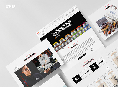 Isopure Website Redesign . branding design graphic design ui webs websitedesign hero section