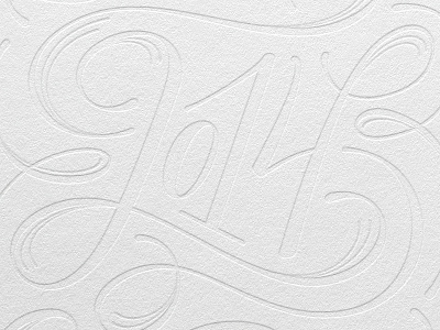 Hello 2014... 2014 hand lettering lettering new years script swash type