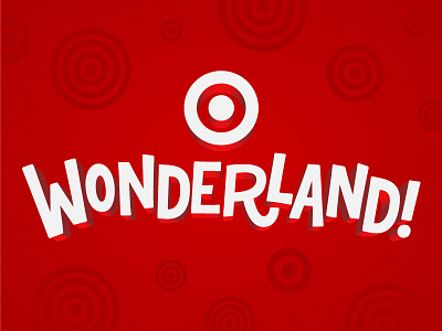 Target Wonderland holiday lettering target type wonderland
