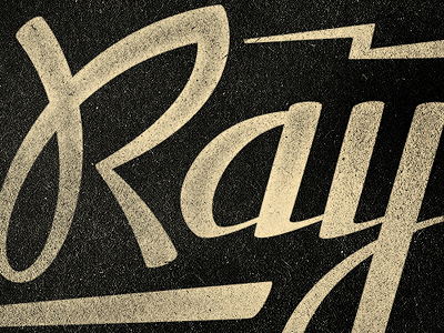 Sonic Ray Detail grime grit illustration lettering toy typography vintage