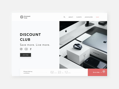 Discount Club Web Concept