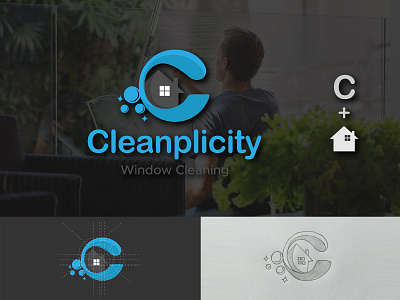 Cleaning Logo Ideas & Creation branding businesslogo creative design graphic design logo logomockup minimal