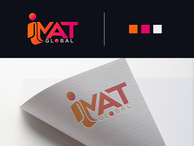 I mat Global_ Logo Design 3d animation branding businesslogo creative graphic design logo logomockup motion graphics ui