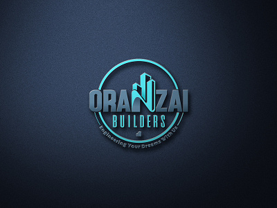 Oranzai Logo Mockup 3d animation branding builderlogo businesslogo creative creativelogo design graphic design illustration logo logomockup minimal motion graphics
