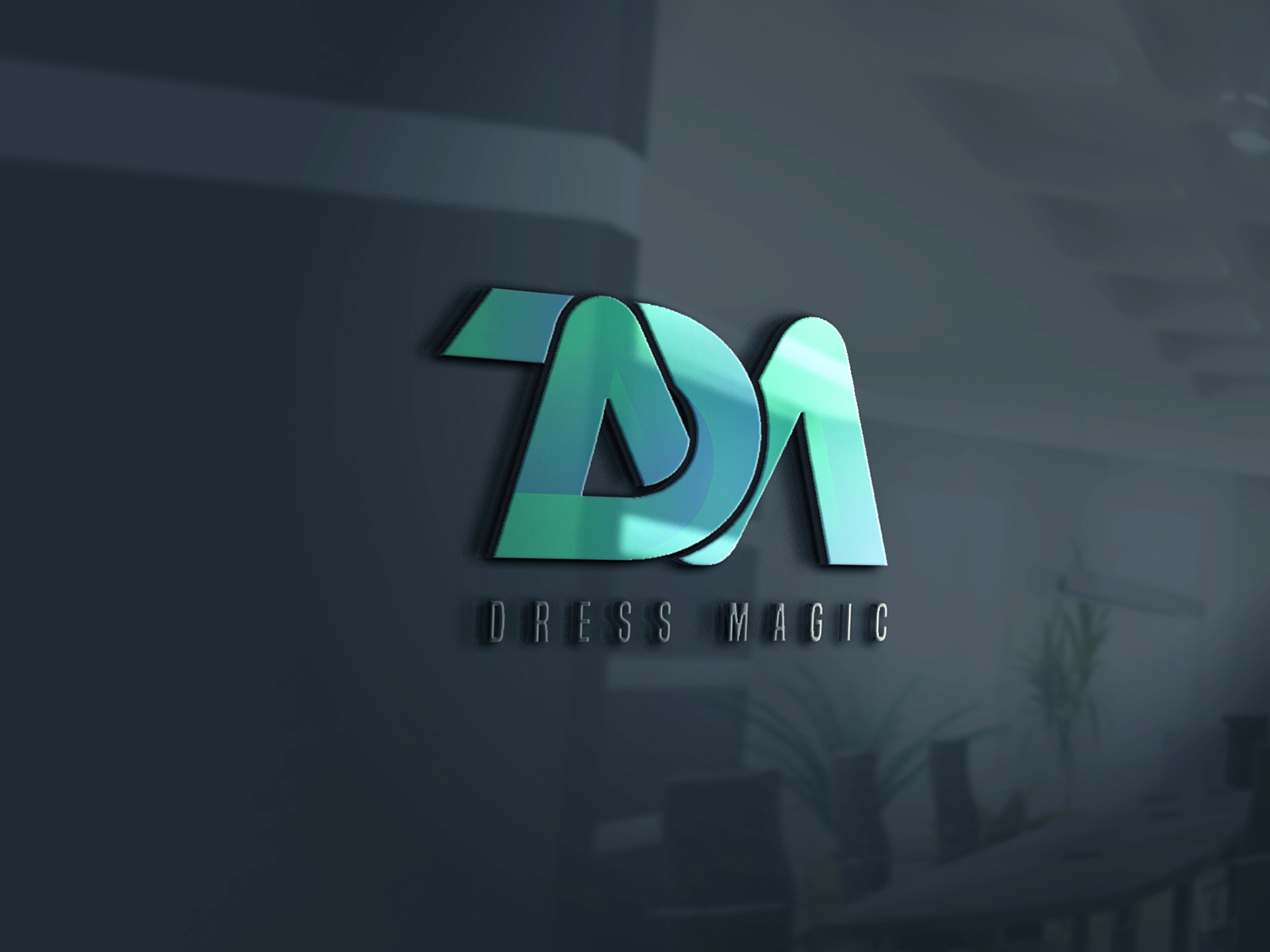 DM Logo Mockup by Aswathy Designs on Dribbble