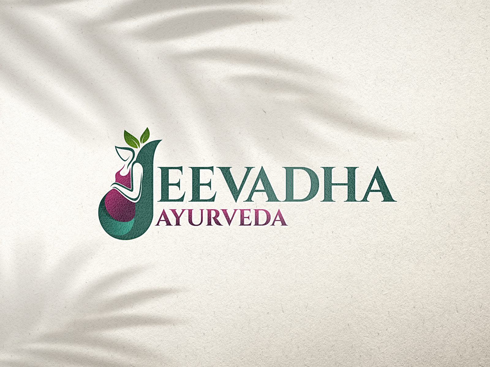Jeevadha Logo 3D Mockup by Aswathy Designs on Dribbble