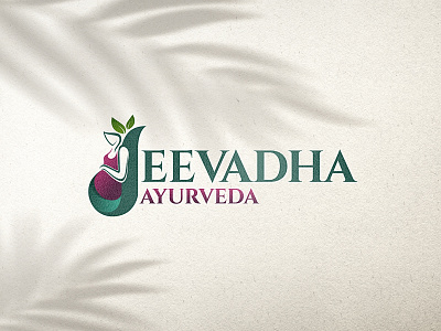 Jeevadha Logo 3D Mockup branding businesslogo creative design graphic design illustration logo logo3dmockup logomockup minimal mockup