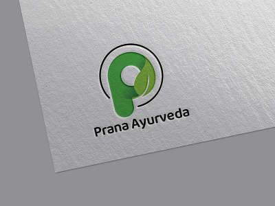 Ayurveda Logo 3D Mockup