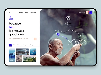 Bali concept bali concept dribbble shot ui ui ux